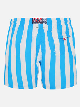 Mittellange Gustavia Badeshorts mit Napoli-Print | SSC NAPOLI SPECIAL EDITION