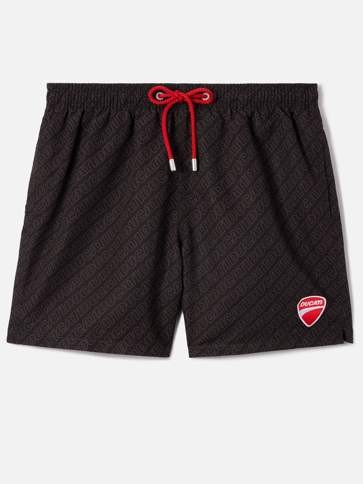 Gustavia swim shorts with Ducati print | Special Edition