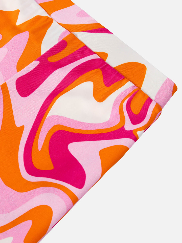 Ausgestellte Hose von Gwenda Jr mit fließendem Formdruck