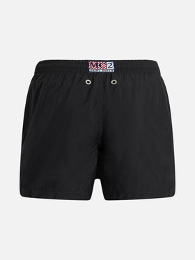 Boy mid-length Haiti swim-shorts with Snoopy placed print and embroidery | SNOOPY PEANUTS SPECIAL EDITION - MC2 Saint Barth