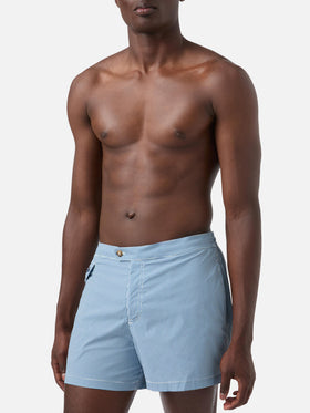 Harrys fitted cut swim shorts with gingham print
