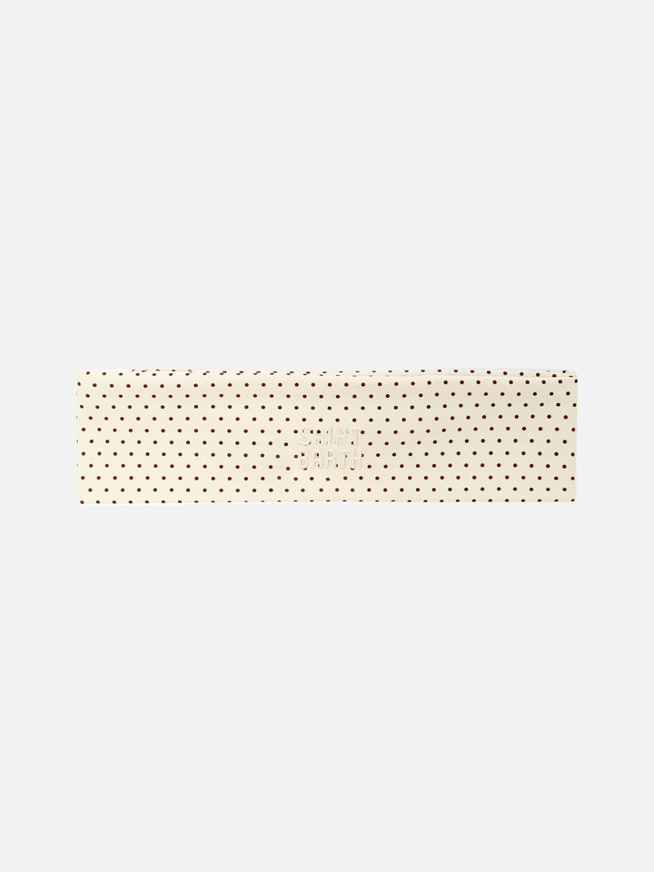 Diadema Studio con estampado de micro lunares 