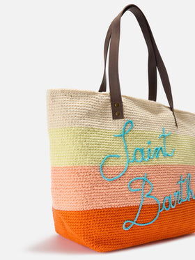 Borsa Helene crochet con manico in pelle