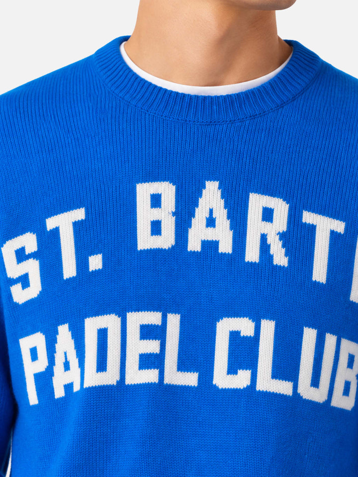 Suéter Heron con jacquard St. Barth Padel Club 