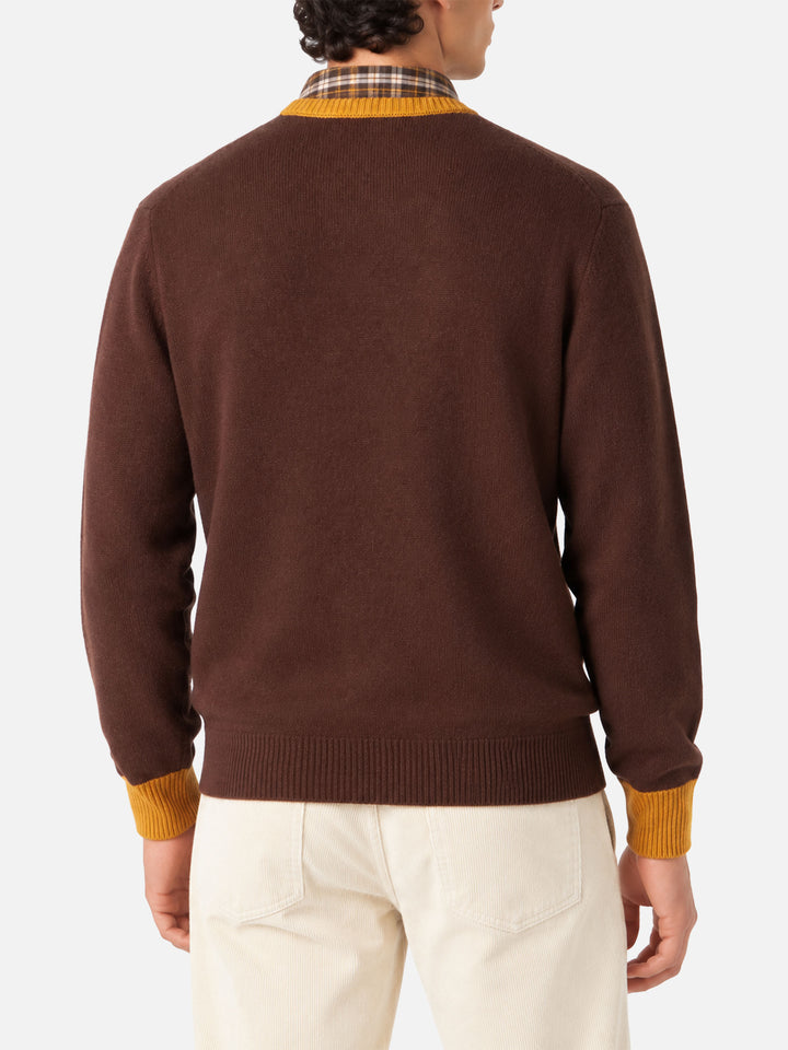 Heron Faccio cose, vedo gente embroidered sweater