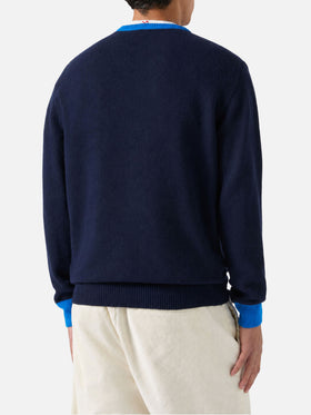Bestickter Pullover Heron Wolf of St. Moritz 