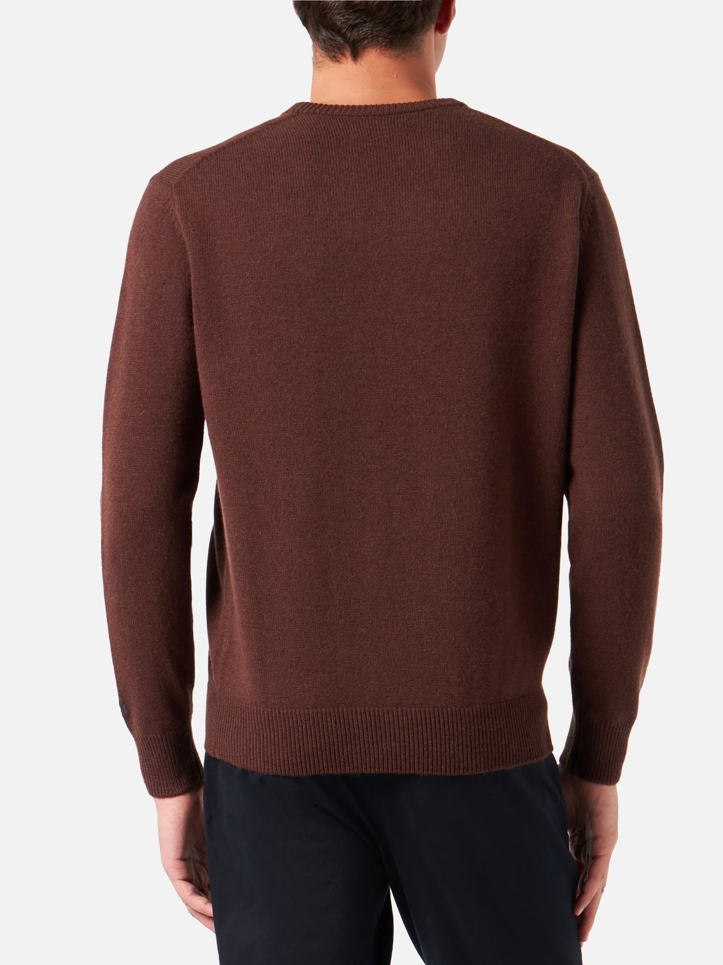 Maglione da uomo girocollo con ricamo Sei Come la mia Moto