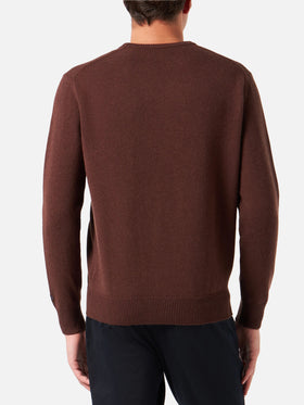 Maglione da uomo girocollo con ricamo Sei Come la mia Moto