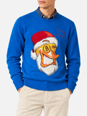 Suéter de cuello redondo Heron con jacquard Crypto Ducky | CRYPTO PUPPETS SPECIAL EDITION 
