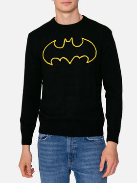 Crewneck sweater Heron woth Batman shape embroidery | WARNER BROS. SPECIAL EDITION