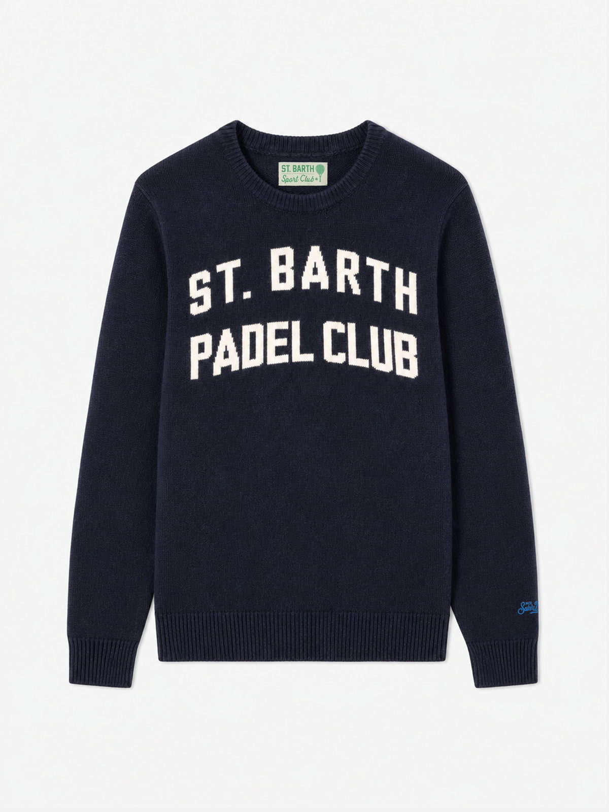 Pull ras-du-cou Heron avec jacquard St. Barth Padel Club 