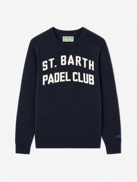 Pull ras-du-cou Heron avec jacquard St. Barth Padel Club 