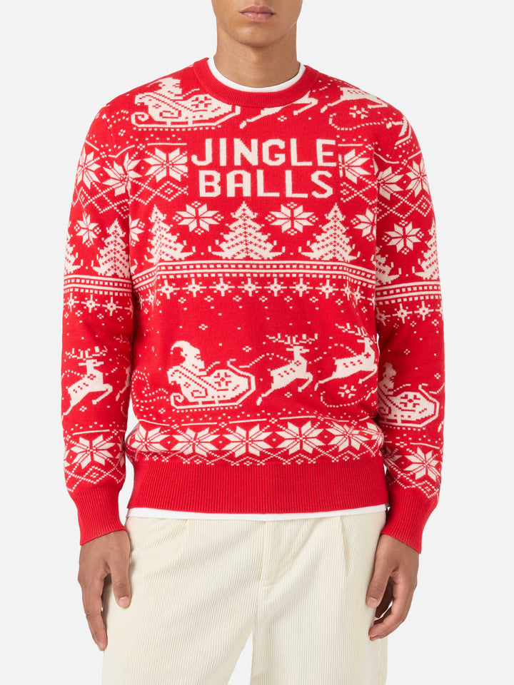 Pull Fair Isle Heron avec jacquard Jingle Balls 
