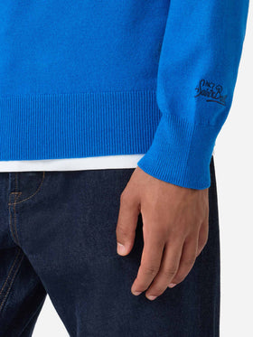 Pull col rond Heron avec broderie Grappino vs Bombardino 