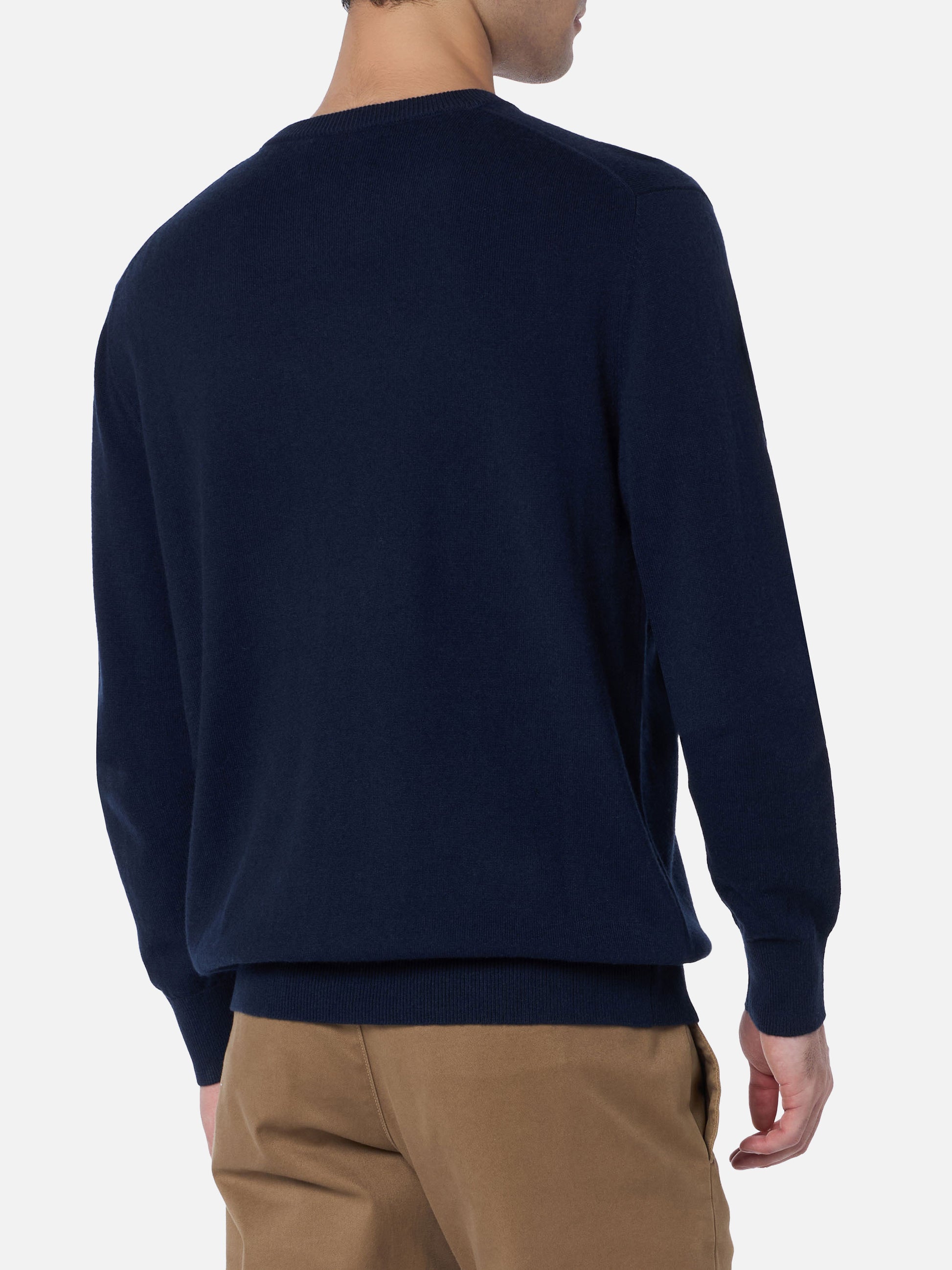 Man blue sweater Heron with Gin tonic champ embroidery - MC2 Saint Barth