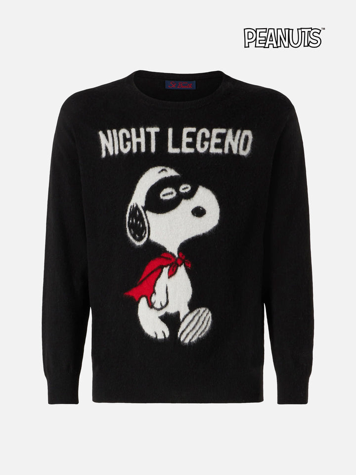 Weicher Herrenpullover mit Snoopy Night Legend-Aufdruck | SNOOPY – PEANUTS™ SONDEREDITION