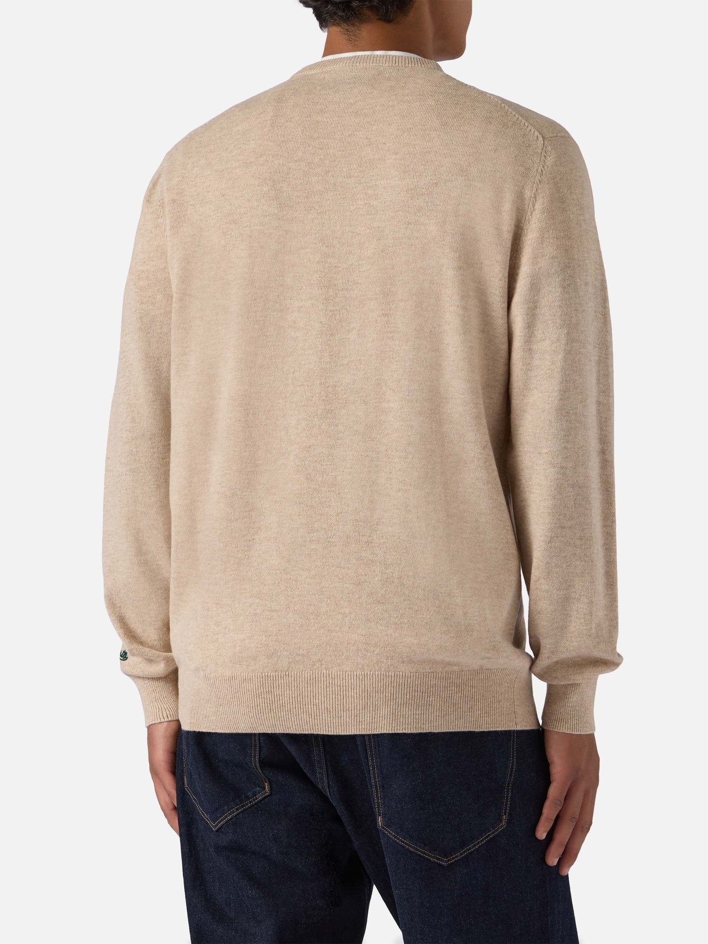 Crewneck sweater Heron Light with Time has no price clock embroidery