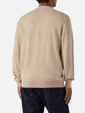 Crewneck sweater Heron Light with Time has no price clock embroidery