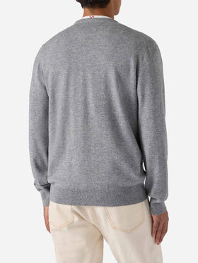 Maglione a girocollo Heron Light con ricamo zio Paperone | DISNEY SPECIAL EDITION