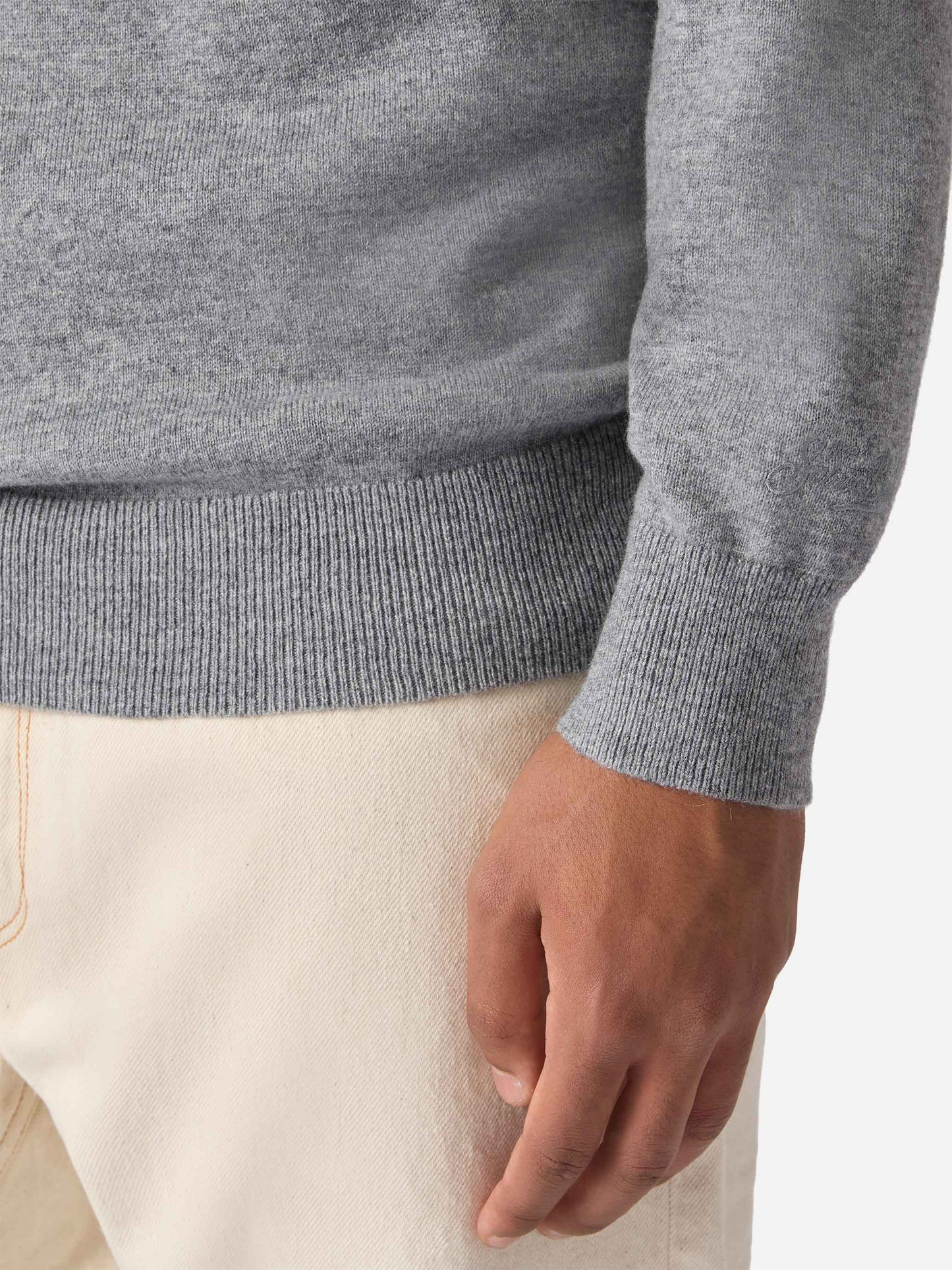 Maglione a girocollo Heron Light con ricamo zio Paperone | DISNEY SPECIAL EDITION