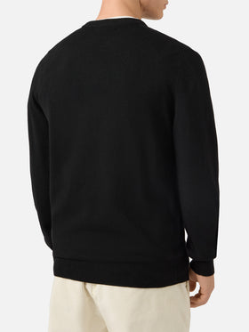 Maglione a girocollo Heron Light con ricamo Panda is rare