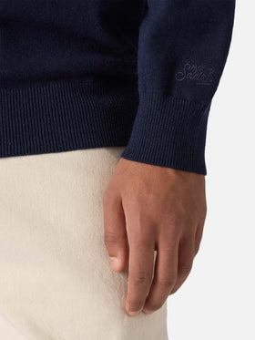 Maglione a girocollo Heron Light con ricamo Via della Spiga… Alboreto is nothing! | VACANZE DI NATALE SPECIAL EDITION