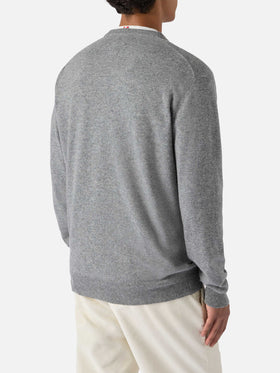 Maglione a girocollo Heron Light con ricamo Mi me faccio i cassi miei! | VACANZE DI NATALE SPECIAL EDITION