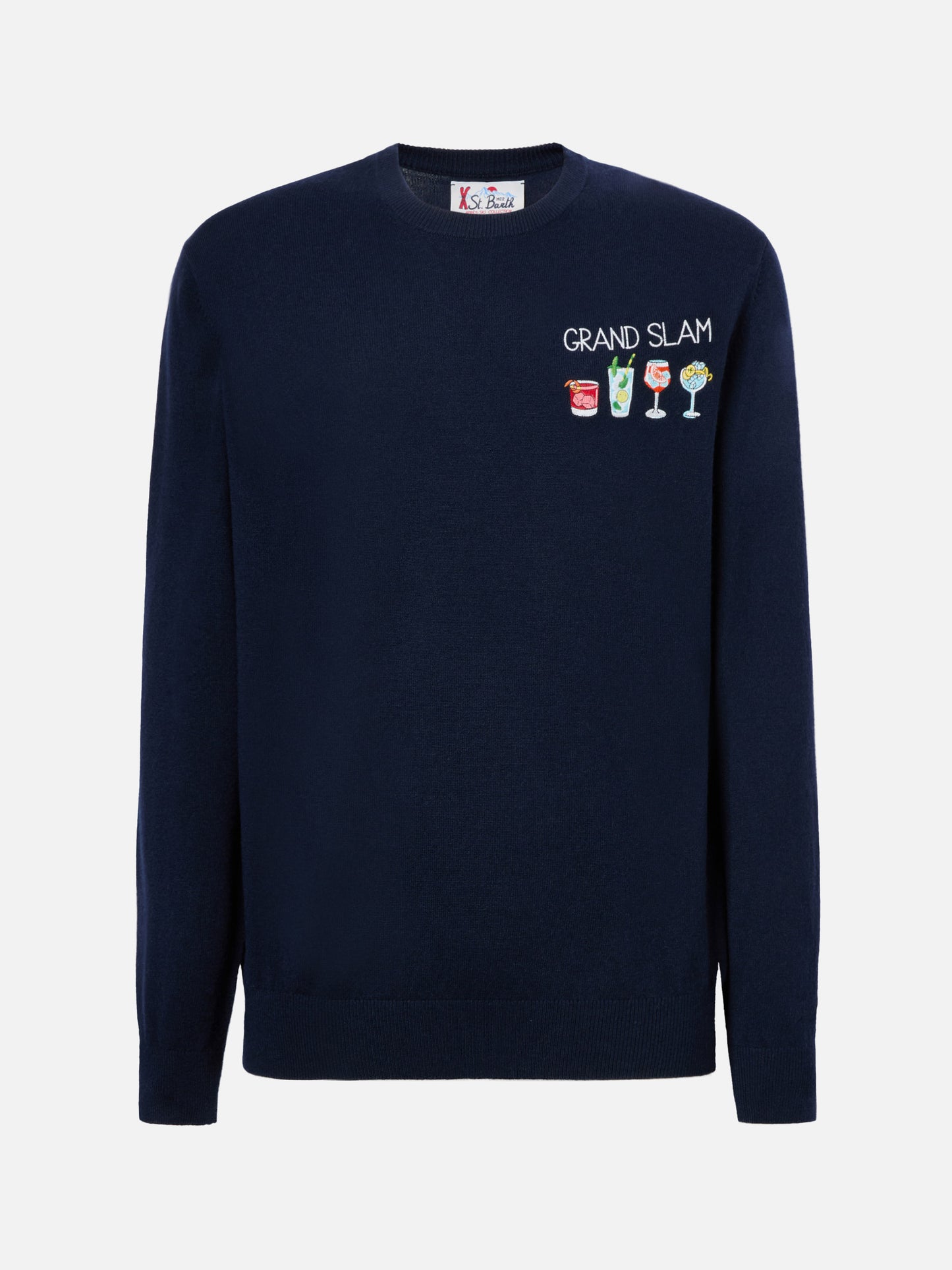 Maglione a girocollo Heron Light con ricamo Grand Slam