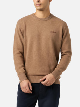Maglione Regent in lambswool beige
