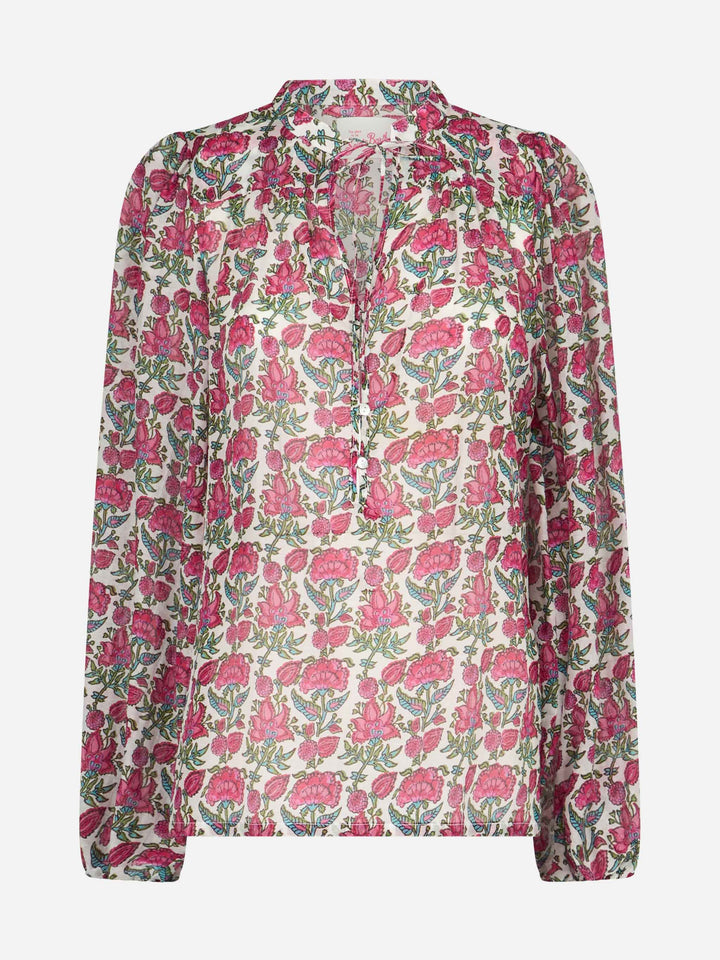 Woman silk voile blouse Harper - MC2 Saint Barth