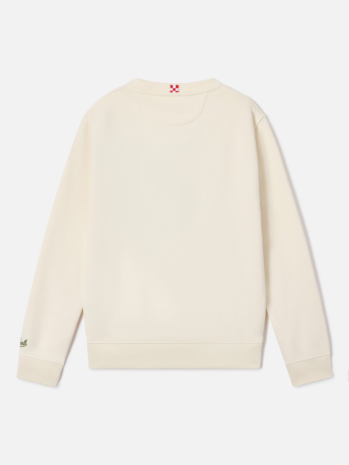 Cream Hutton cotton blend sweatshirt with dinosaur sponge patch | Special edition