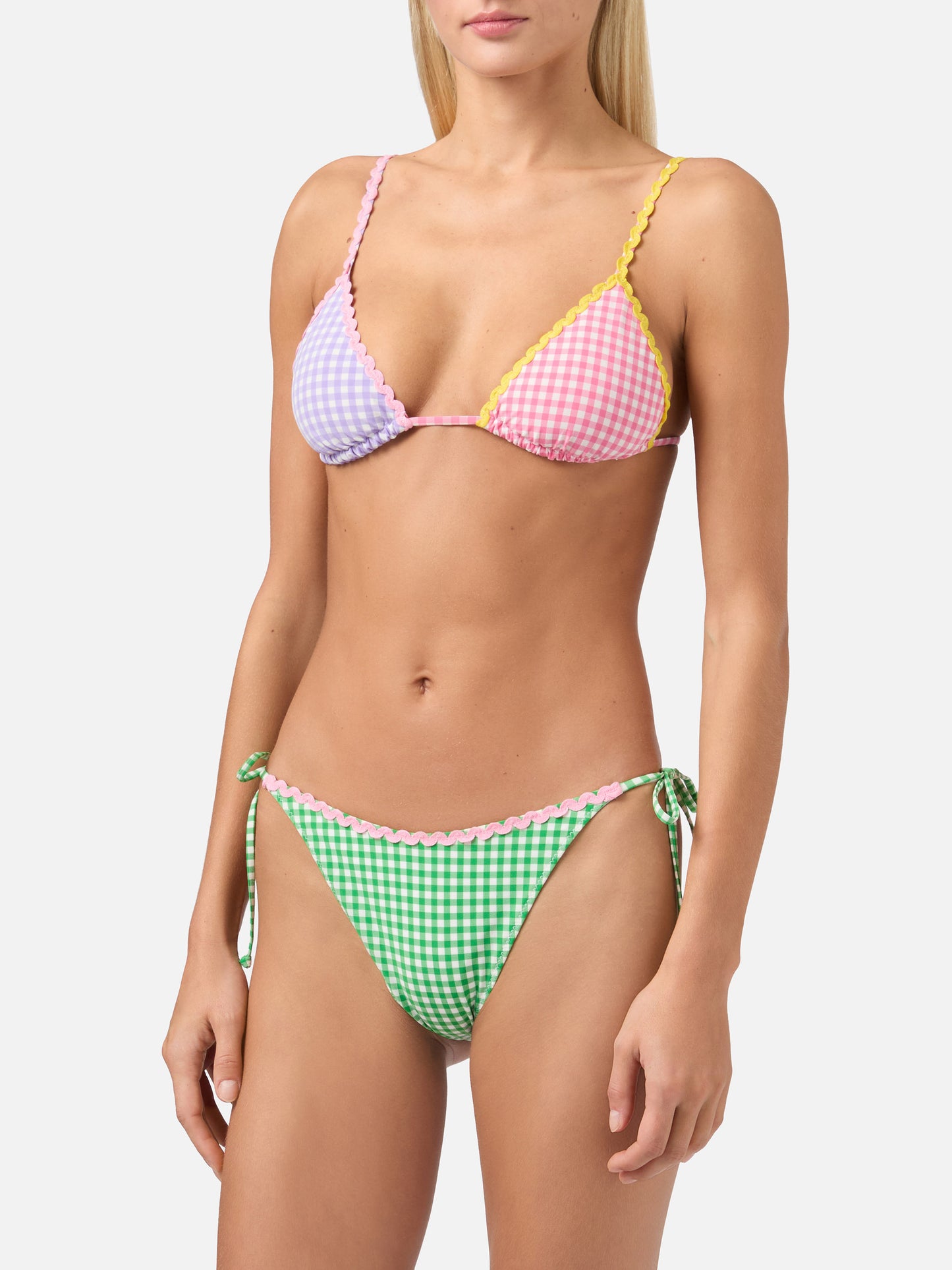 Triangel-Bikini Janet Marielle mit Vichy-Karo-Muster
