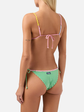Triangel-Bikini Janet Marielle mit Vichy-Karo-Muster