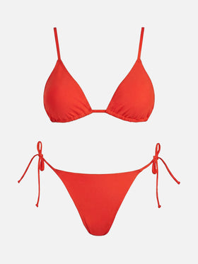 Marielle orange classic swim briefs