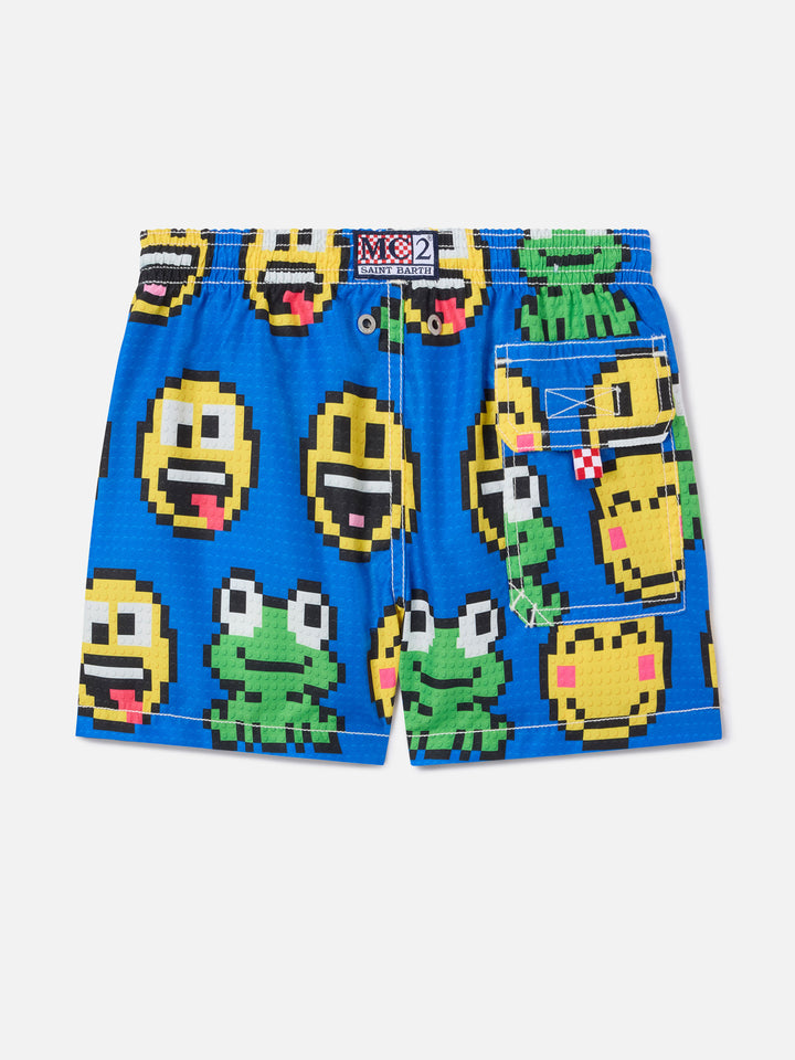 Boy swim shorts with print
