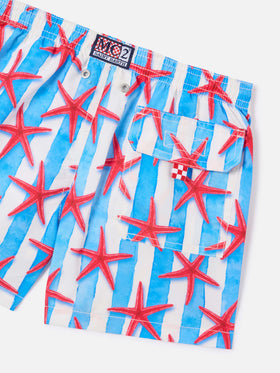 Badeshorts für Jungen mit Seestern-Print 