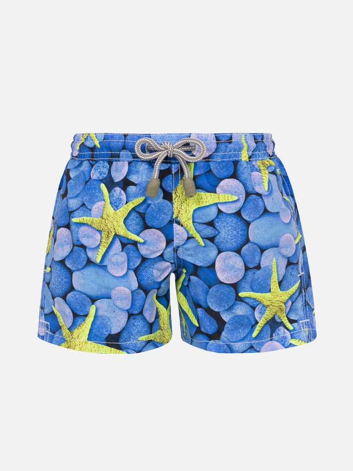 Boy swim shorts with starfish print - MC2 Saint Barth