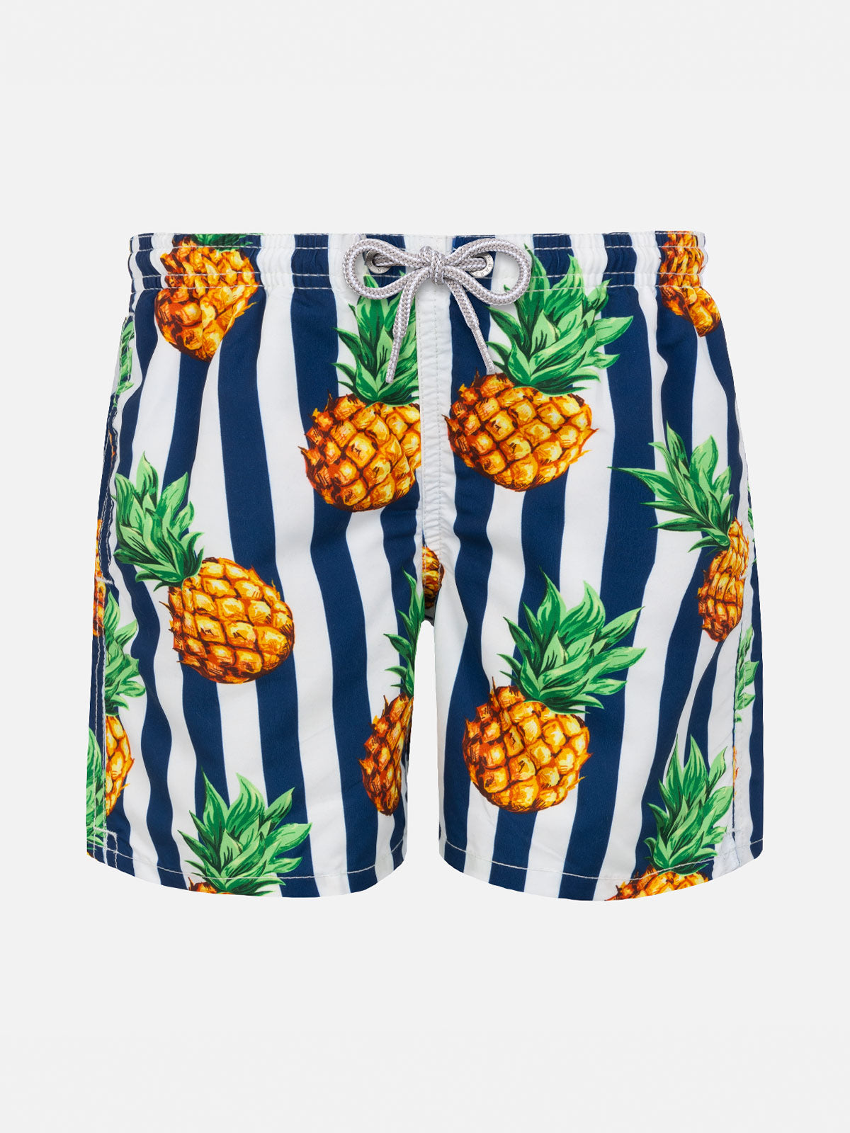 Pineapple print boy swim shorts - MC2 Saint Barth