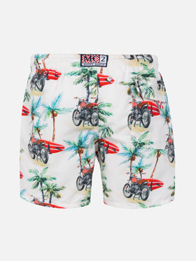 Saint Barth surfer print boy swim shorts - MC2 Saint Barth