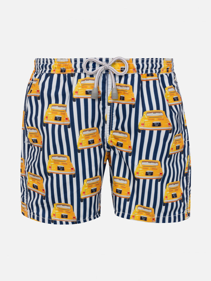 Cars Print Boy Swim Trunk - MC2 Saint Barth