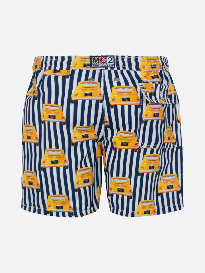 Cars Print Boy Swim Trunk - MC2 Saint Barth