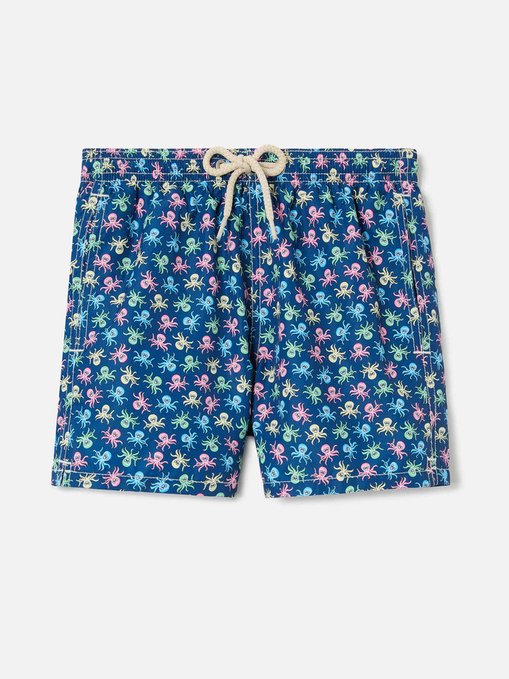 Jean Lighting swim shorts with Octopus all-over print