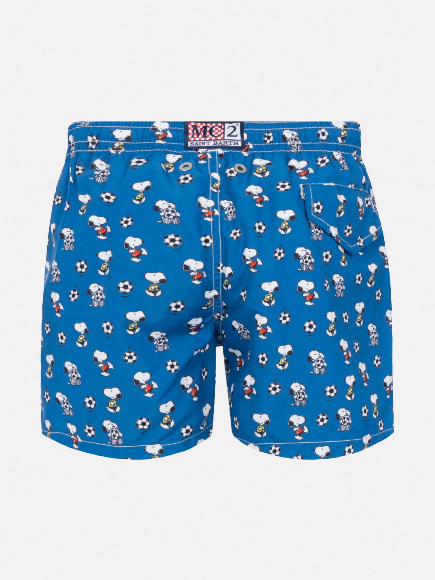 Jean Lighting lightweight fabric swim shorts with Snoopy print | SNOOPY PEANUTS® SPECIAL EDITION - MC2 Saint Barth