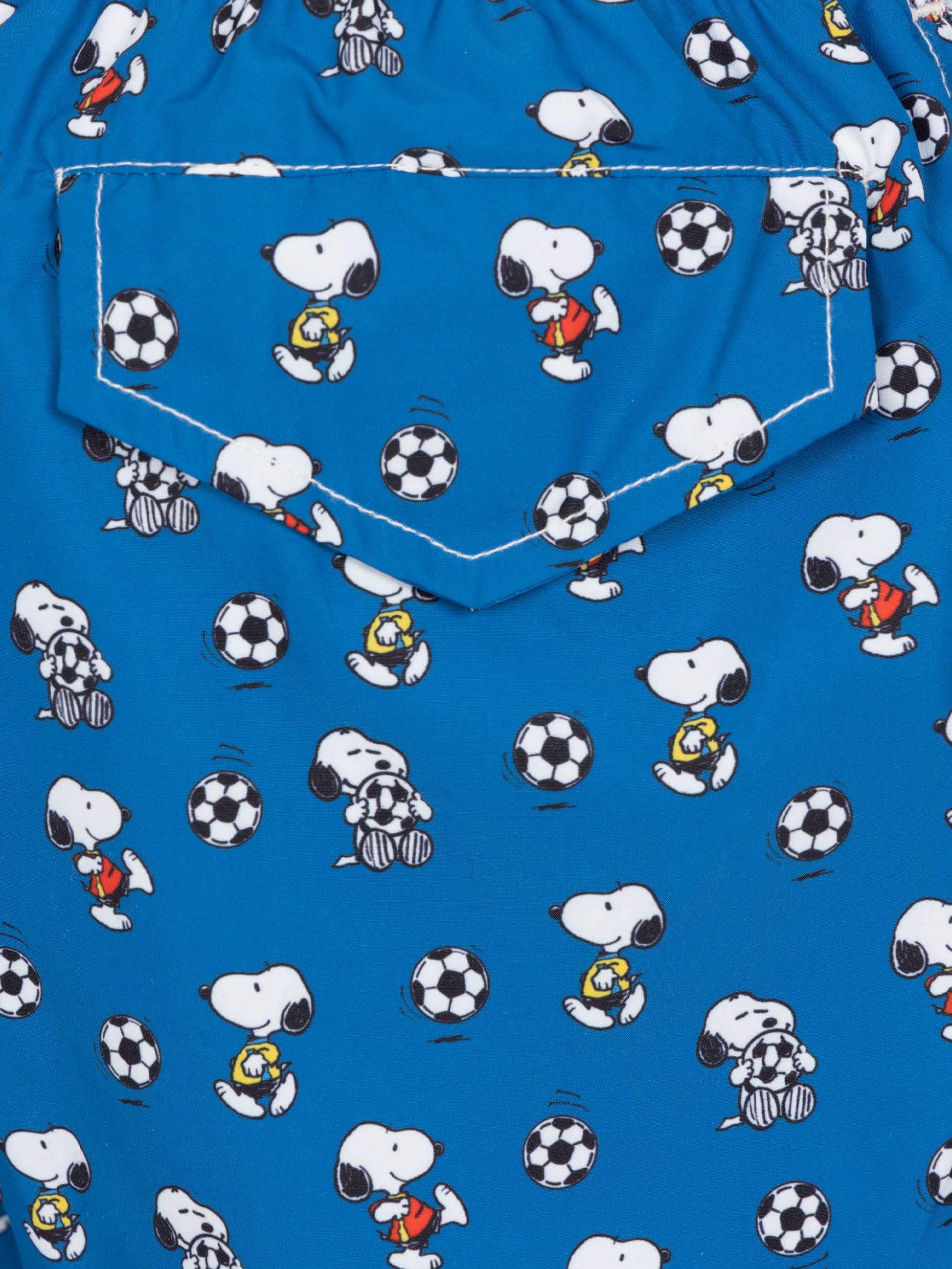 Jean Lighting lightweight fabric swim shorts with Snoopy print | SNOOPY PEANUTS® SPECIAL EDITION - MC2 Saint Barth