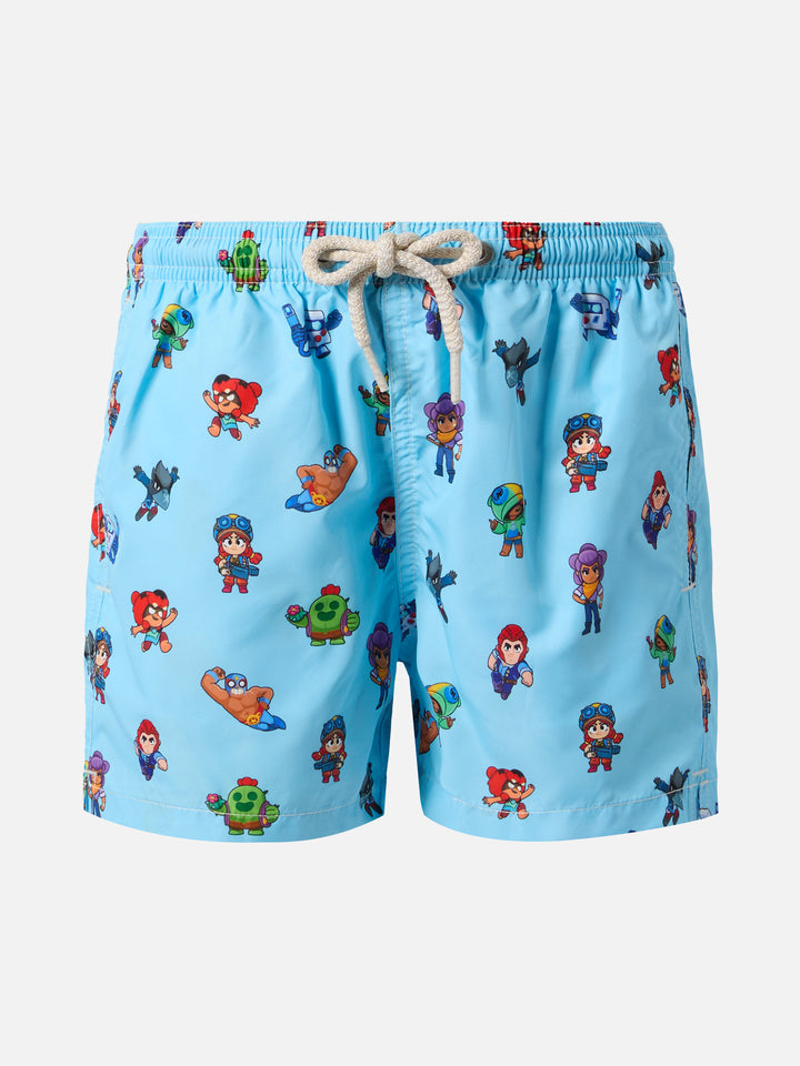 Badeshorts aus leichtem Stoff von Jean Lighting mit Brawl Stars-Aufdruck | BRAWL SPECIAL EDITION