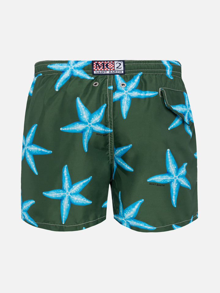 Jean Lighting lightweight fabric swim shorts with starfish print - MC2 Saint Barth