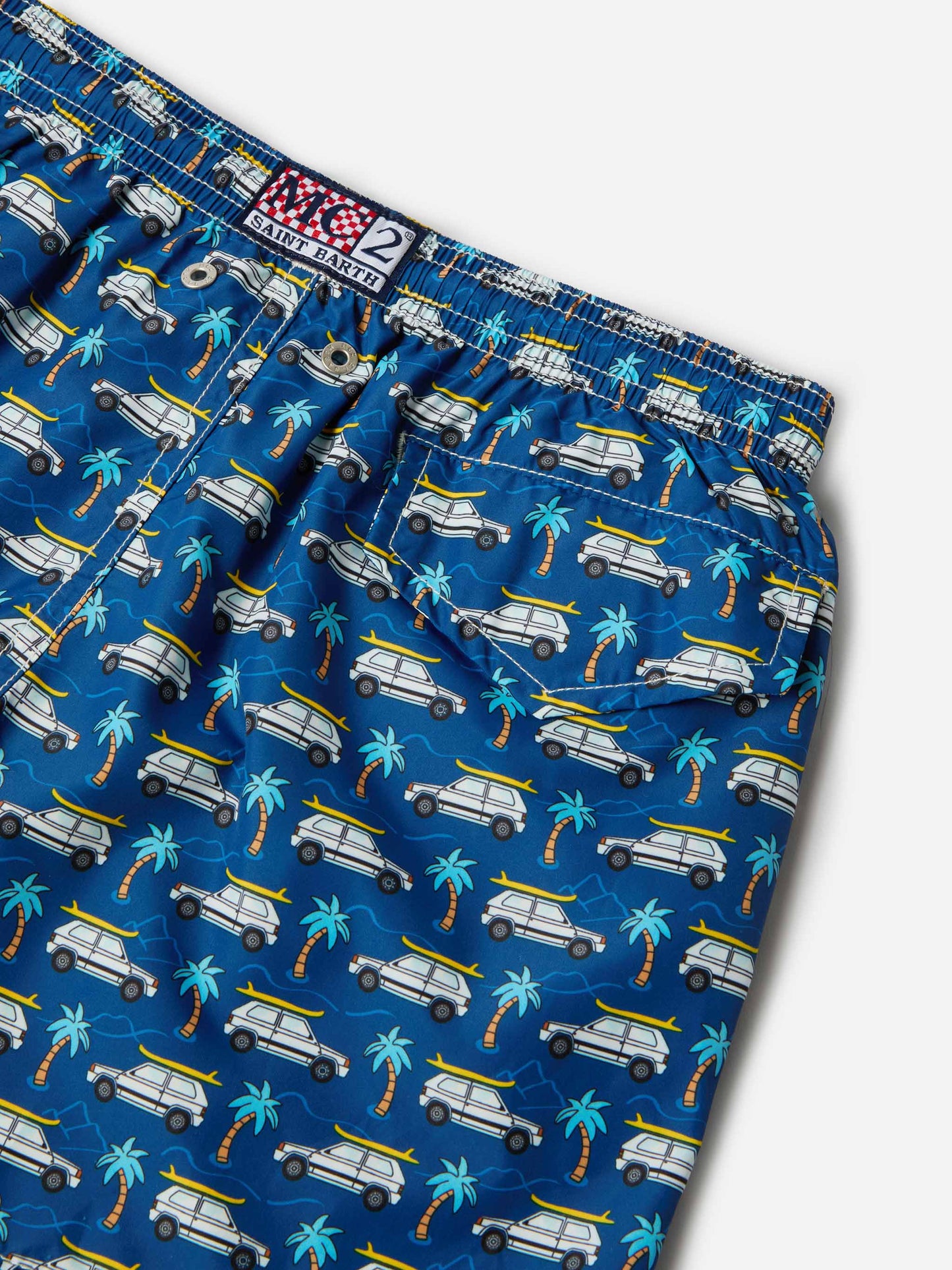 Jean Lighting swim shorts with Fiat Panda all-over print | Special Edition