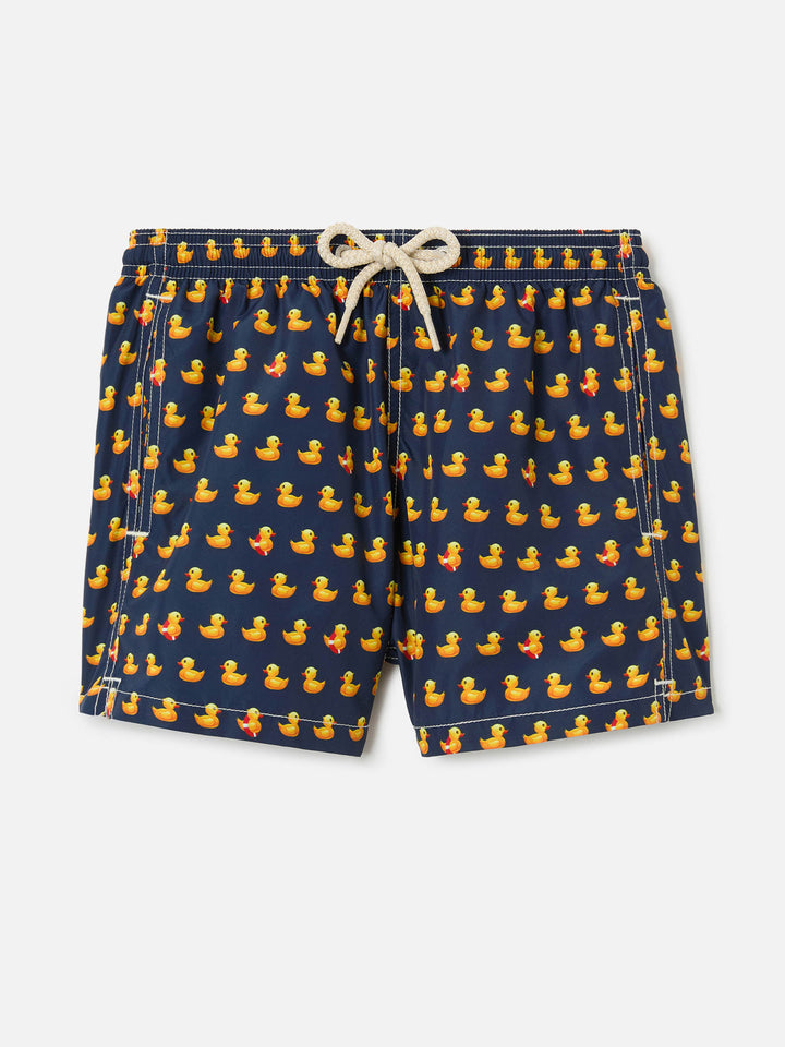 Short de bain garçon à imprimé canards 