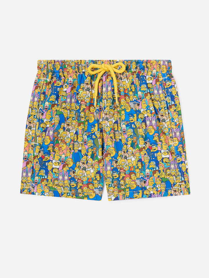 Short de bain Jean Lighting avec imprimé all-over The Simpsons | Special Edition 