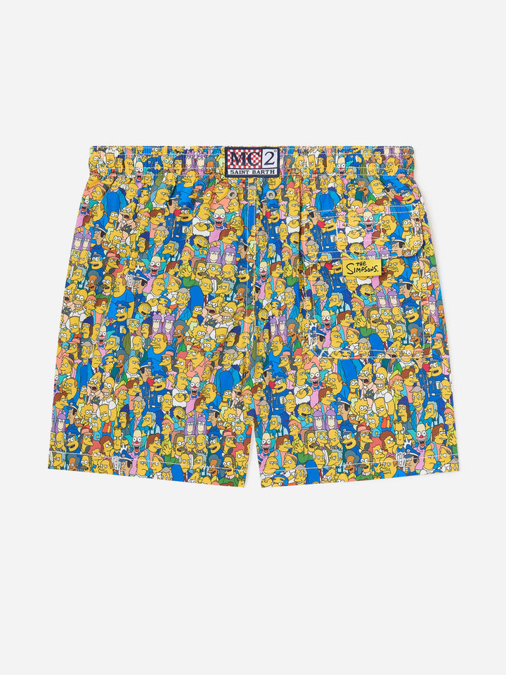 Short de bain Jean Lighting avec imprimé all-over The Simpsons | Special Edition 